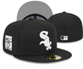 Chicago White Sox 95th Anniversary Fitted Hat – Black with Commemorative Patch