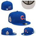 Chicago Cubs World Series Champions Royal Blue Fitted Cap – Commemorative Love & Hustle Edition