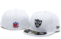 Las Vegas Raiders White Snapback Hat with Official NFL Logo