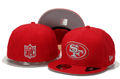 Red San Francisco 49ers Snapback Hat with Embroidered Team Logo