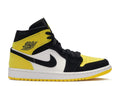 Air Jordan 1 Mid SE ¡®Yellow Toe¡¯ Revered Footwear